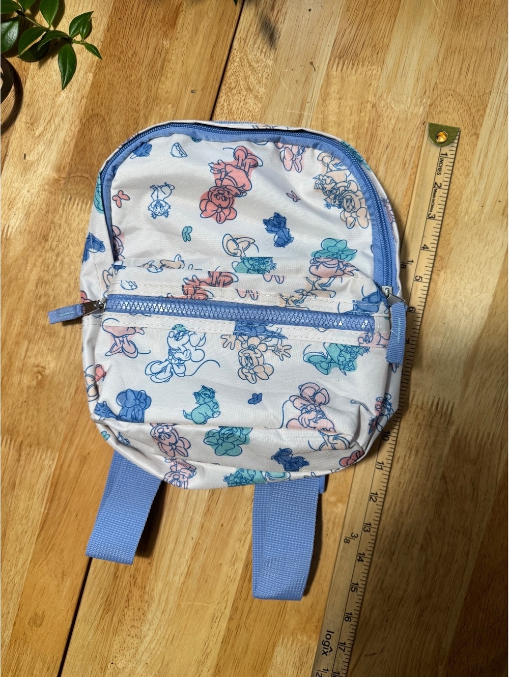 Disney Minnie Mouse Kids Backpack with Pastel Character Print